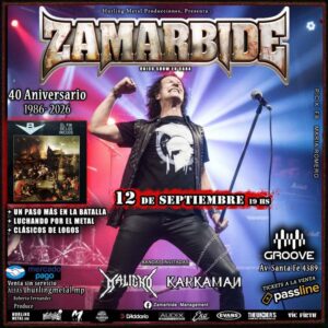 Beto Zamarbide celebrará los 40 años de “El fin de los inicuos” con un show especial en Groove
